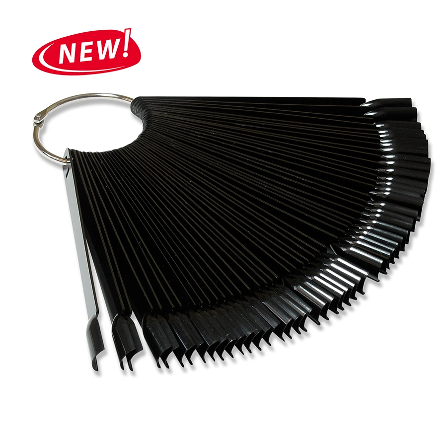 Типси на кільці PNB Black tips on Ring 50 шт, чорні 50 шт