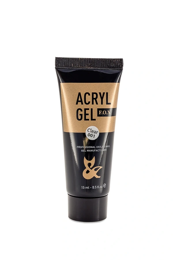 Акрил-гель FOX Acryl Gel 001 прозорий 15 мл