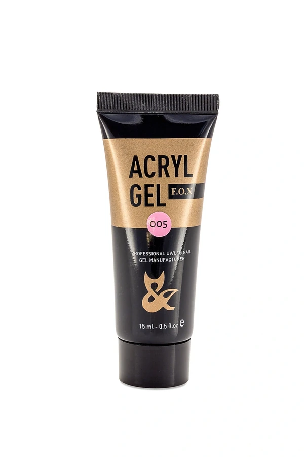 Акрил-гель FOX Acryl Gel 005 бежево-рожевий 15 мл