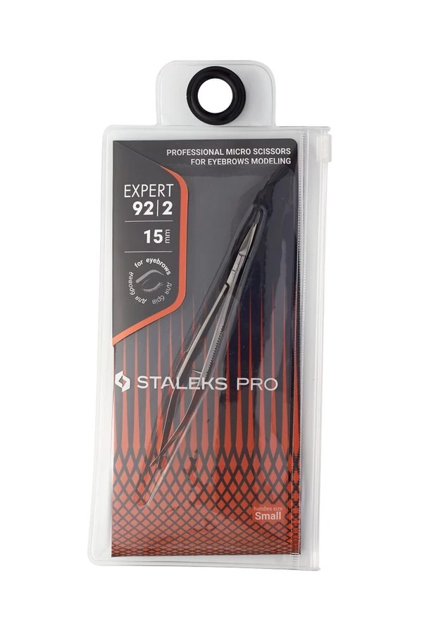 Твізери для моделювання брів Staleks Pro Eyebrow Modeling Tweezers EXPERT 92 TYPE 2 15 мм