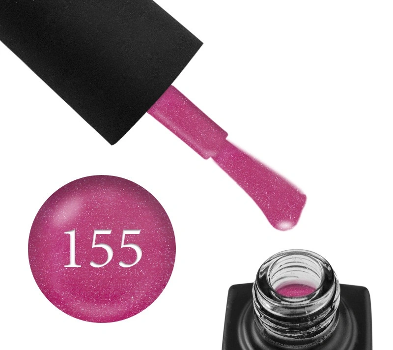 Гель-лак GO Active UV Gel Polish GO 155 ягідний смузі з мікроблиском 5,8 мл