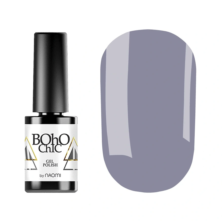 Гель-лак Boho Chic Gel Polish BC195 сіро-блакитний, емаль 6 мл