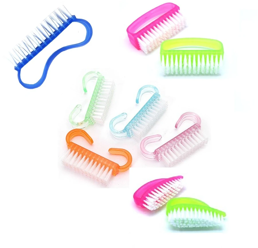 Щітка прямокутна фігурна ручка YRE Brush For Nails Dust 1 шт., форма та колір в асортименті