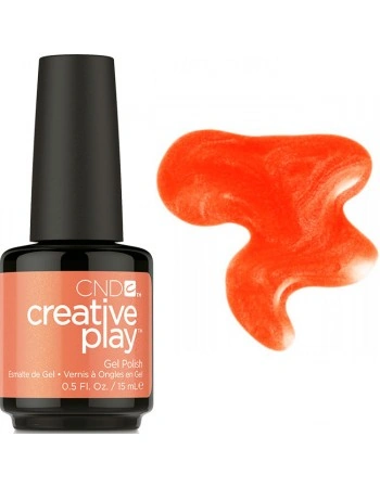 Гель-лак CND Creative Play 421 Orange You Curious помаранчевий, перламутр 15 мл