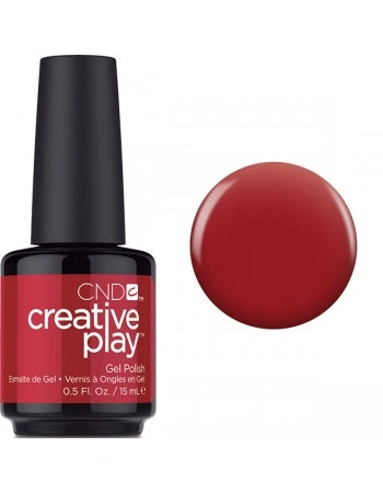Гель-лак CND Creative Play 508 Red Tie Affair глибокий червоний, емаль 15 мл