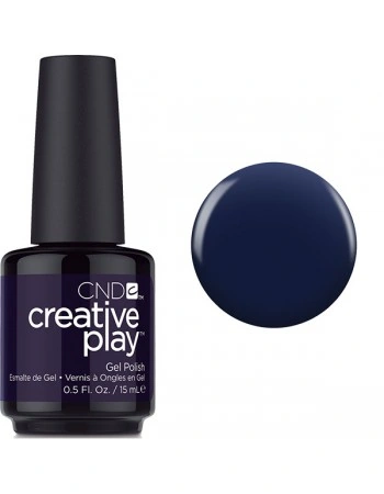 Гель-лак CND Creative Play 512 Denim Date глибокий темно-синій, емаль 15 мл