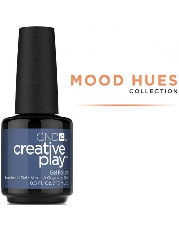 Гель-лак CND Creative Play 520 Blown Away приглушений синій, емаль 15 мл