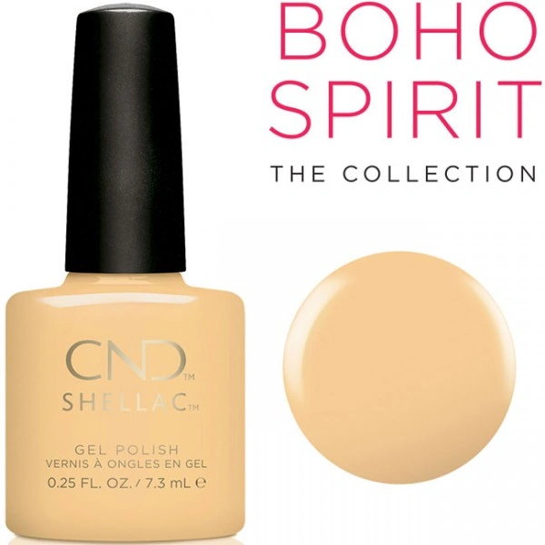 Гель-лак CND Shellac 280 Vagabond бежево-жовтий, емаль 7,3 мл