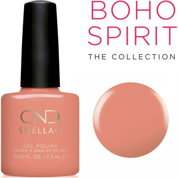 Гель-лак CND Shellac 279 Uninhibited темно-пудровий, емаль 7,3 мл