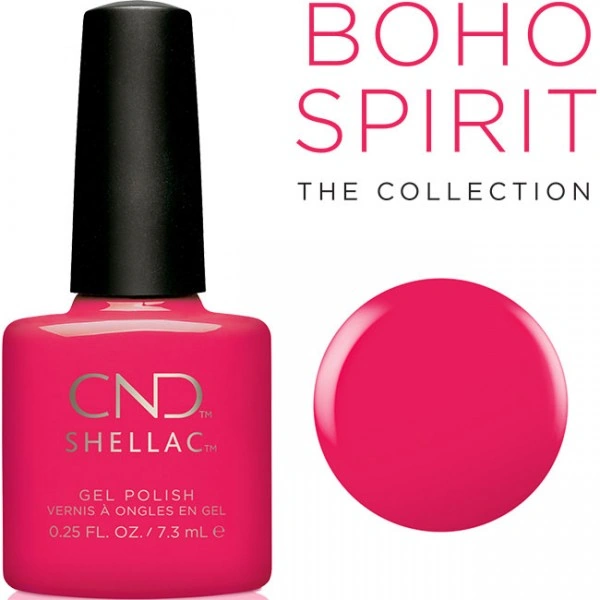 Гель-лак CND Shellac 278 Offbeat рожево-малиновий, емаль 7,3 мл