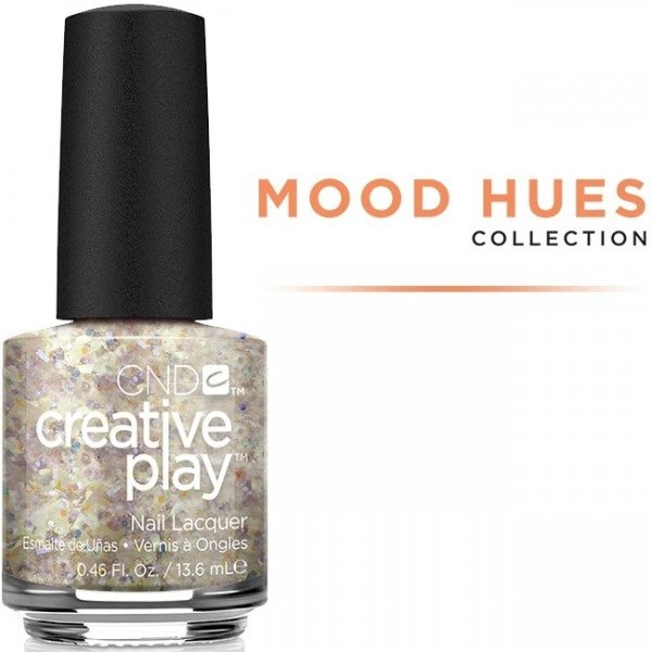 Лак CND Creative Play Creative Play 522 Zoned Out кольорові голографічні блискітки 13,6 мл