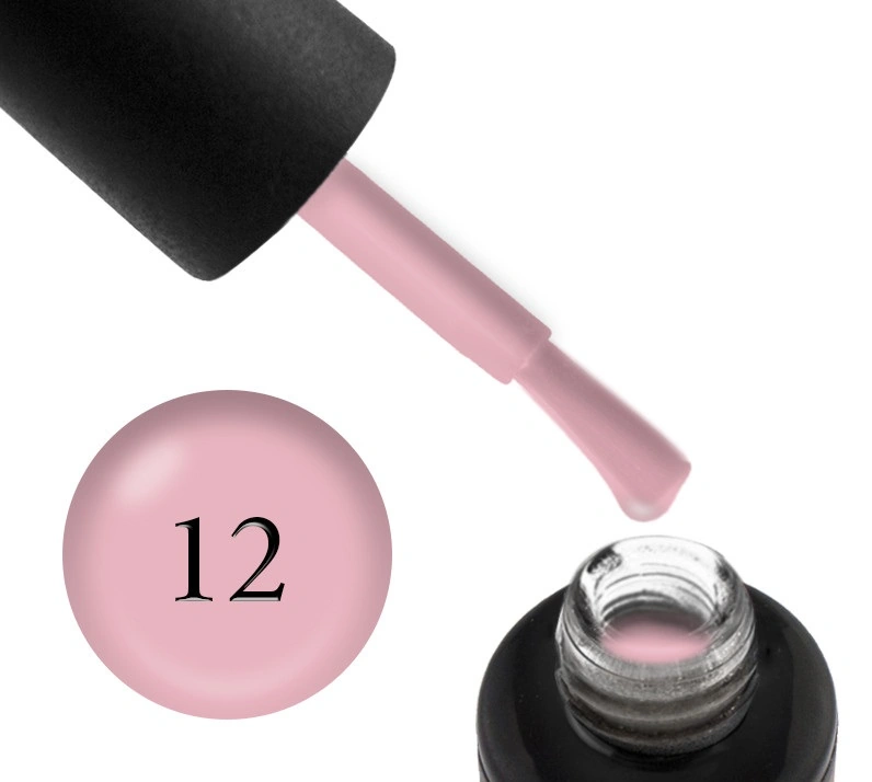 Камуфлююча під гель-лак Naomi Rubber Comouflage Base Coat №12 холодний рожевий 6 мл