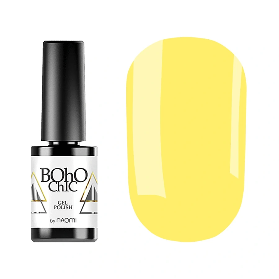 Гель-лак Boho Chic Gel Polish BC204 гірчично-жовтий, емаль 6 мл