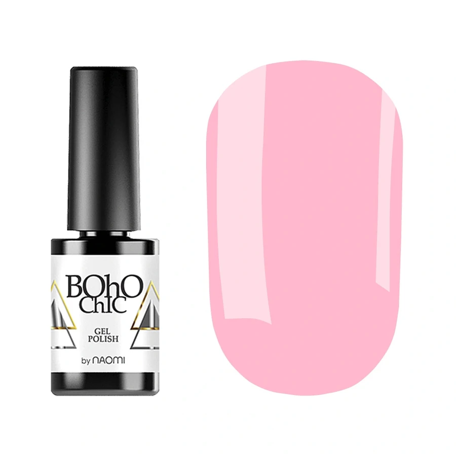 Гель-лак Boho Chic Gel Polish BC206 ніжний рожевий, емаль 6 мл