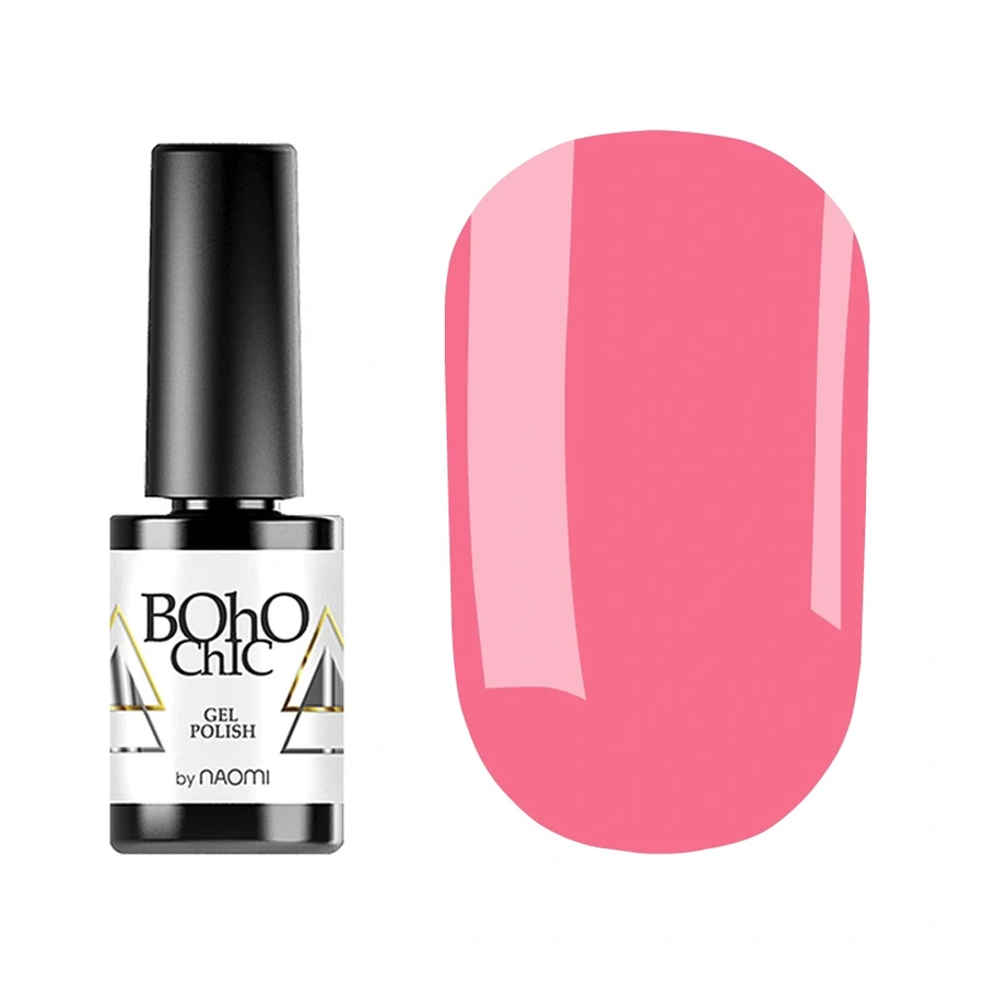 Гель-лак Boho Chic Gel Polish BC208 лососево-рожевий, емаль 6 мл