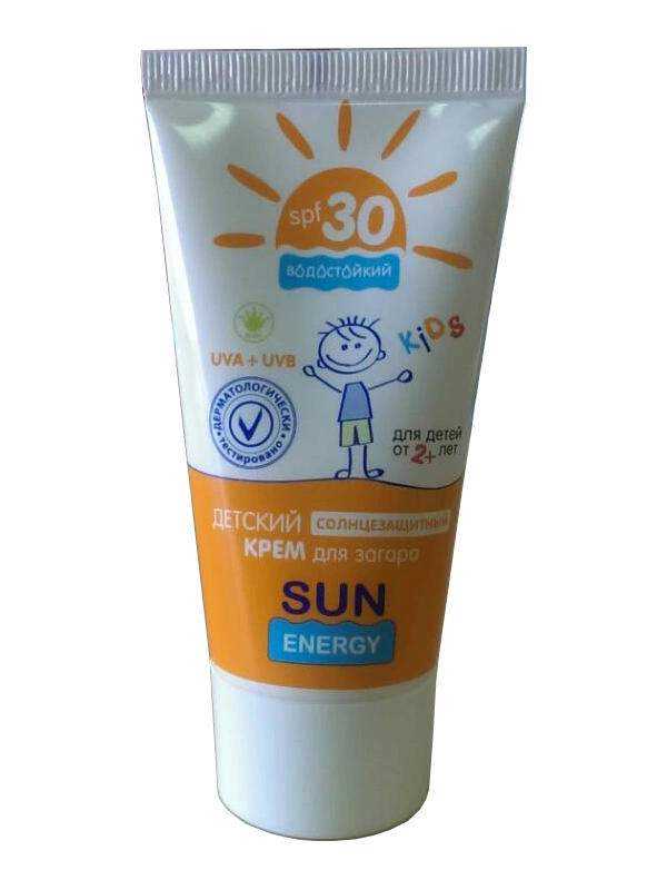 Дитячий костюм для засмаги SPF30 Sun Energy Kids Suntan Cream SPF30 50 мл