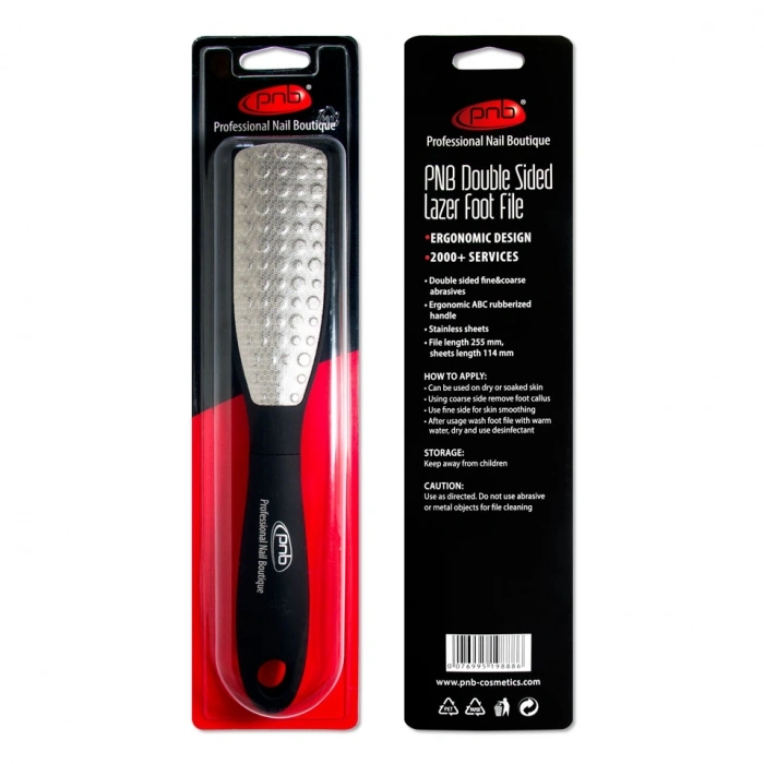 Лазерна двостороння педикюрна пилка PNB Double Sided Laser Pedicure File