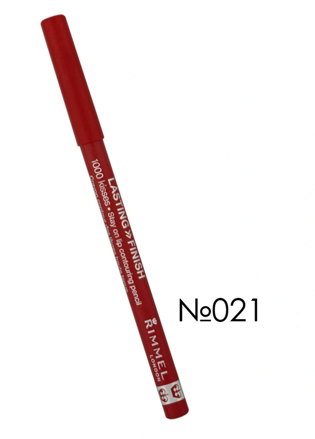 Олівець для губ Rimmel 1000 Kisses Lasting Finish 021 №21, Red Dynamite