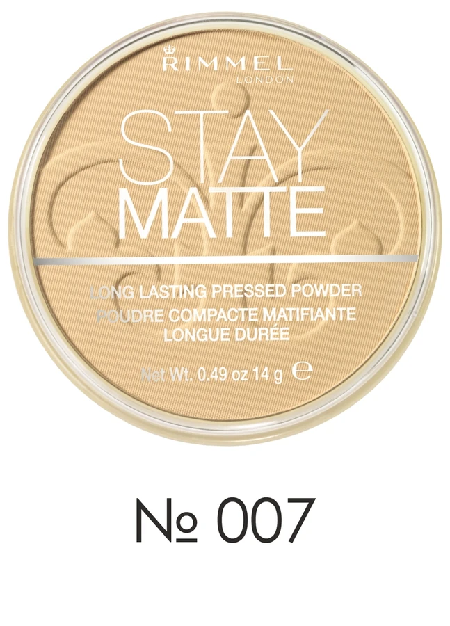 Пудра компактна Rimmel Stay Matte 07 №07, Mohair