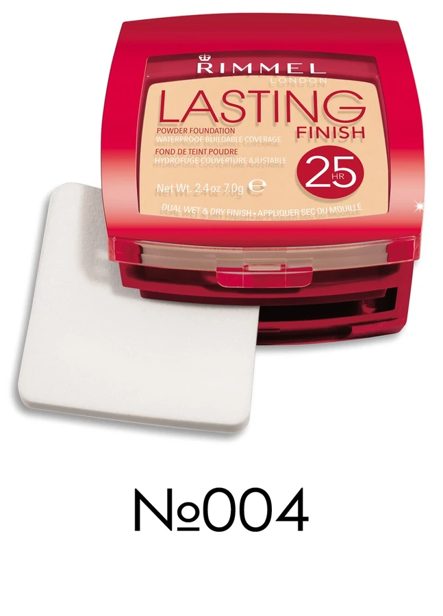 Пудра компактна Rimmel Lasting Finish 004 №4, Light Honey