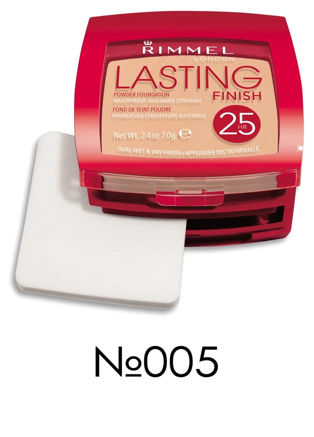 Пудра компактна Rimmel Lasting Finish 005 №5, Warm Honey
