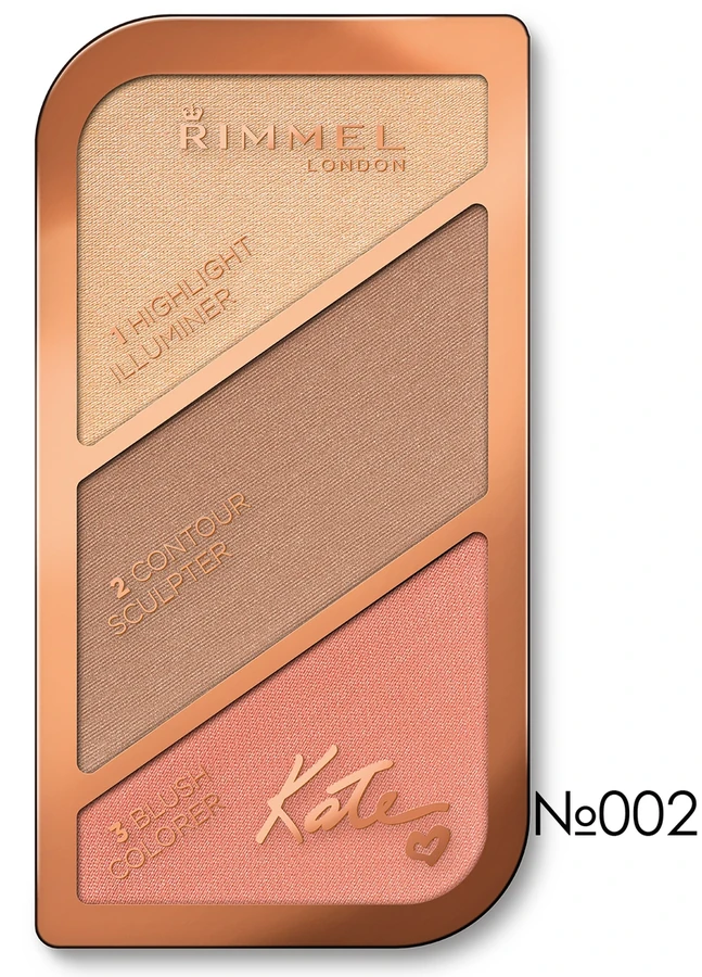 Набір для скульптурування обличчя Rimmel Kate Sculpting Palette 002 №2