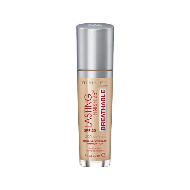 Тональна основа Rimmel Lasting Finish Breathable 200 №200
