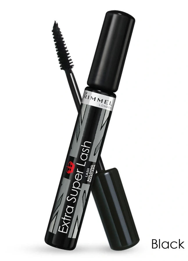 Туш для вій Rimmel Extra Sueper Lash Black Black чорна