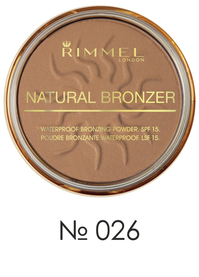 Пудра бронзова Rimmel Natural Bronzer 26 №26 Sun Kissed