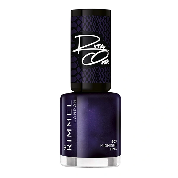 Лак для нігтів Rimmel 60 Seconds Nail Polish 903 №903, темний фіолет, з перламутром