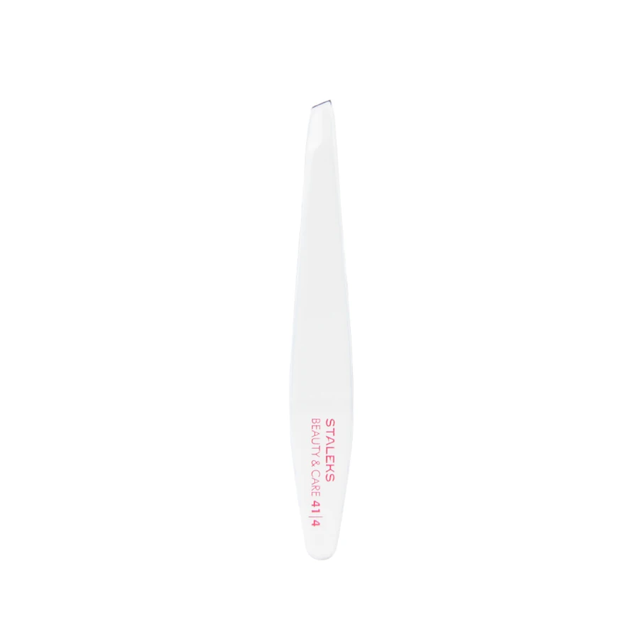 Пінцет для брів Staleks Beauty & Care 41 4 вузькі скошені кромки