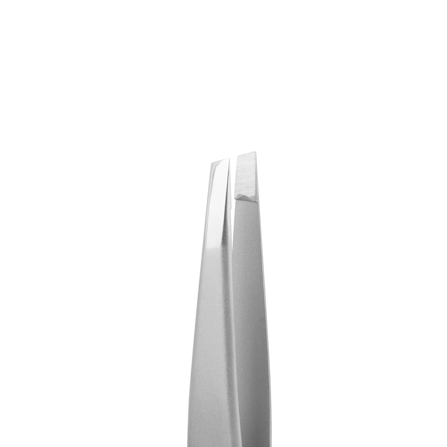 Пінцет для брів Staleks Pro Eyebrow Tweezers EXPERT 10 TYPE 4 вузькі скошені кромки