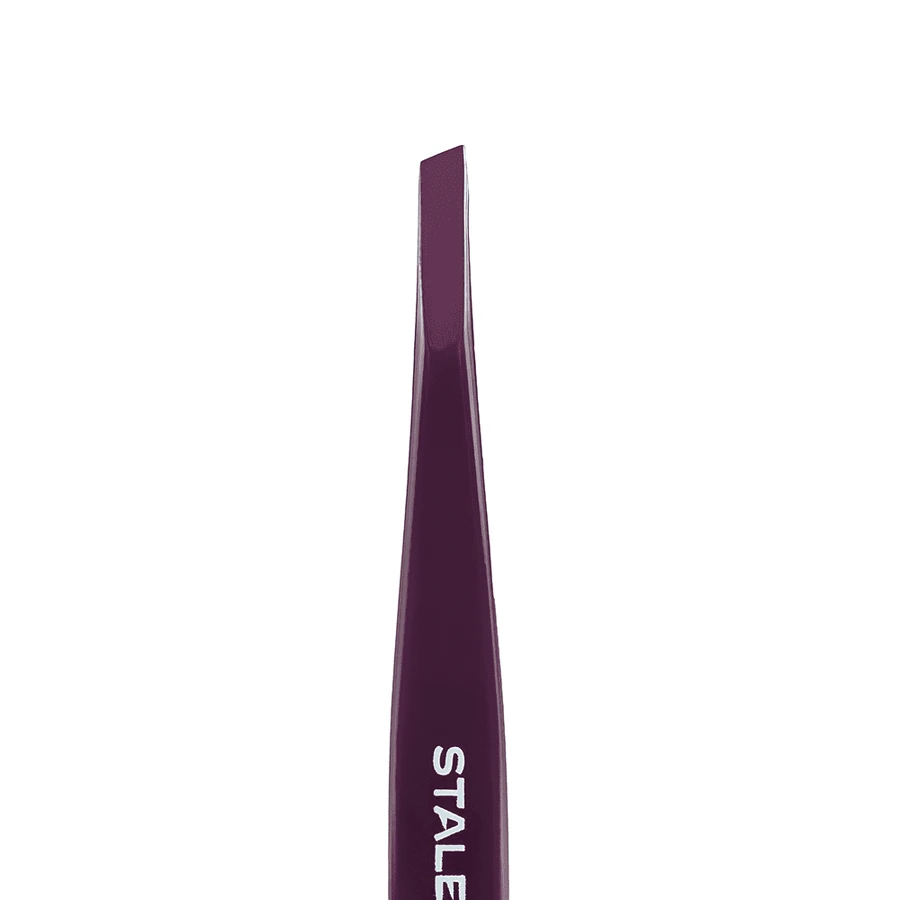 Пінцет для брів Staleks Pro EXPERT 11 TYPE 4 вузькі скошені кромки, колір в асортименті