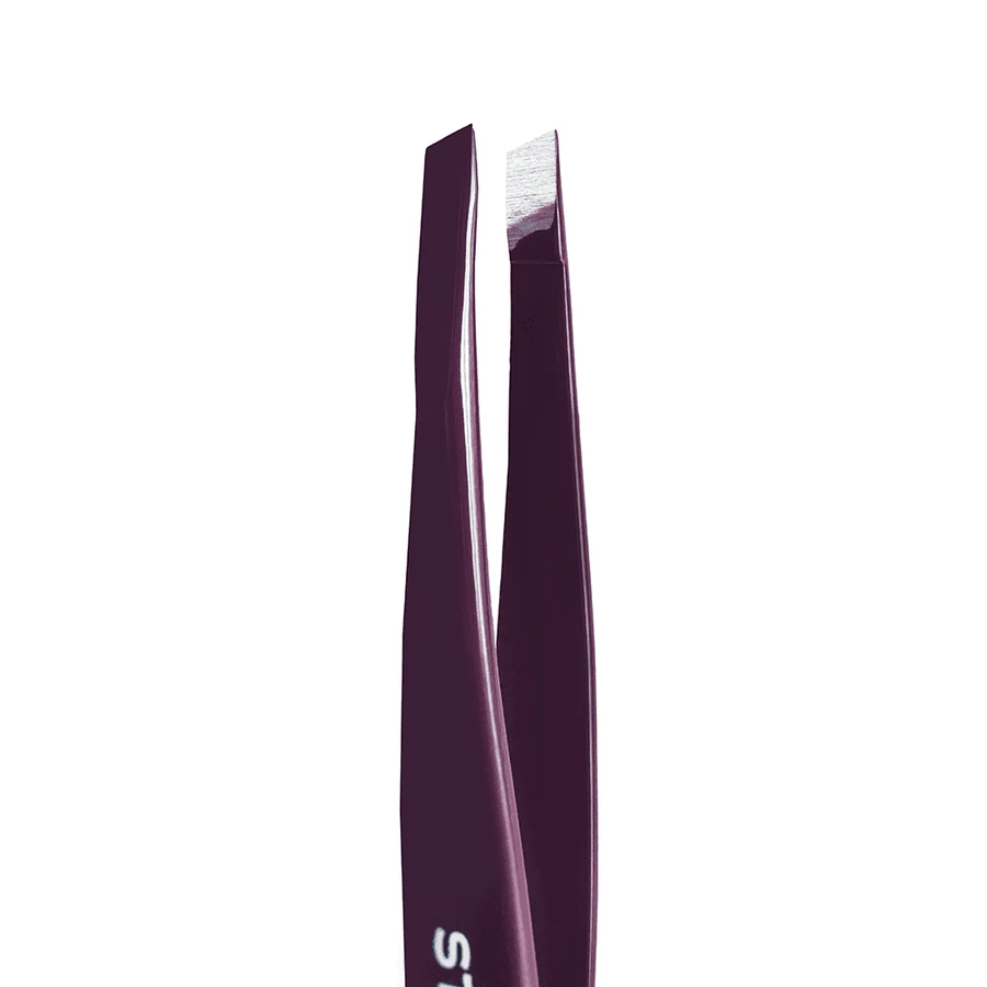 Пінцет для брів Staleks Pro EXPERT 11 TYPE 4 вузькі скошені кромки, колір в асортименті