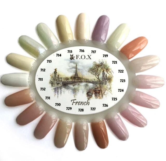 Палітра гель-лаків FOX Palette French