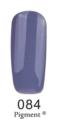 Гель-лак FOX Gel-polish Masha Create Pigment 084, сіро-синій, емаль 6 ml