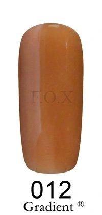 Гель-лак FOX Gel-polish Gold Gradient 012, бежево-коричнева емаль для градієнта 12 ml