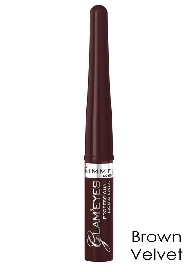 Підводка для очей Rimmel Glameyes Professional Liquid Liner (Brown Velvet) Brown Velvet