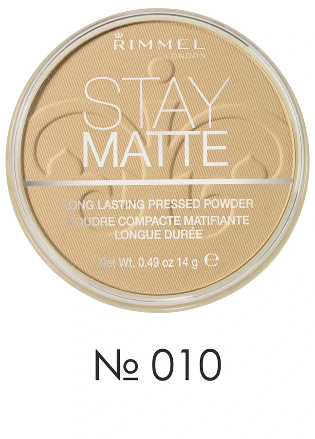 Пудра компактна Rimmel Stay Matte Powder (№10) №10, Warm Honey