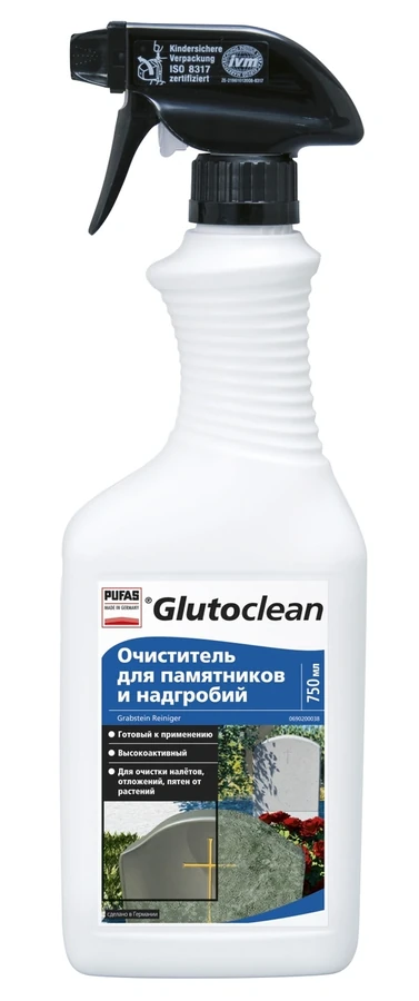 Очищувач для пам`ятників та надгробків Glutoclean Grabstein Reiniger 750 мл