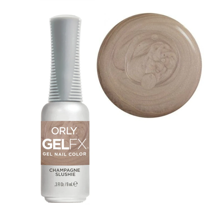 Гель-лак ORLY Gel FX Champagne Slushie бронзово-золотий, з дрібним щільним шиммером 9 мл
