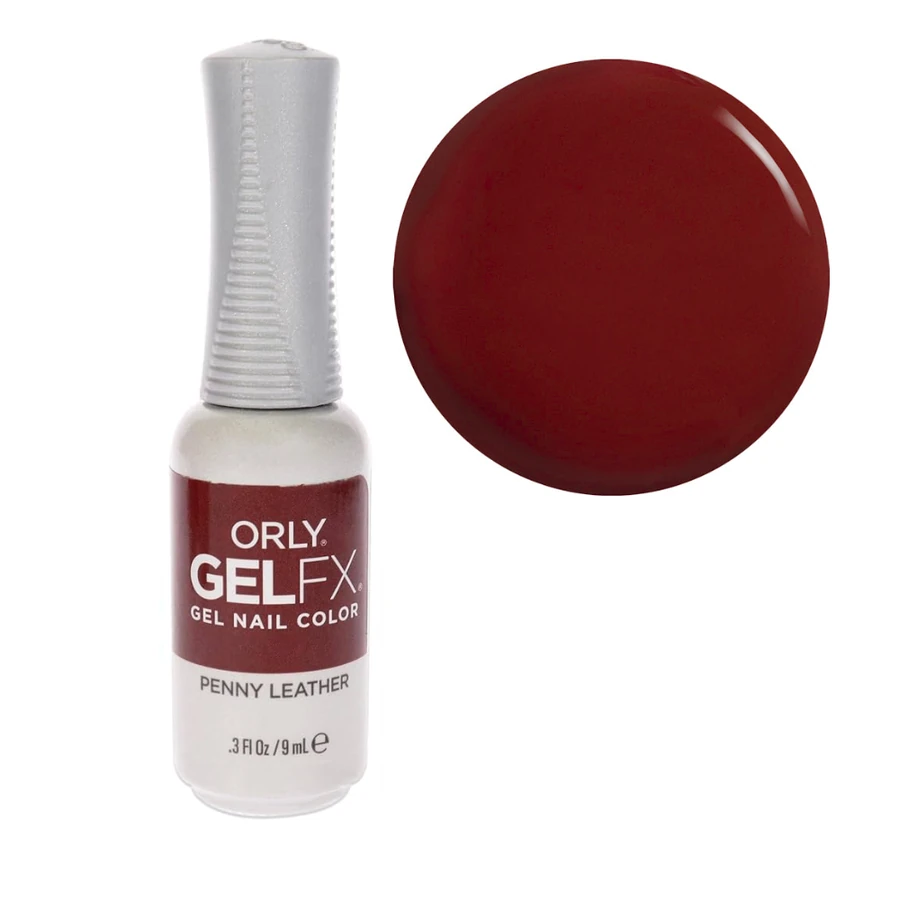 Гель-лак ORLY Gel FX Penny Leather коричнево-винний, емаль 9 мл