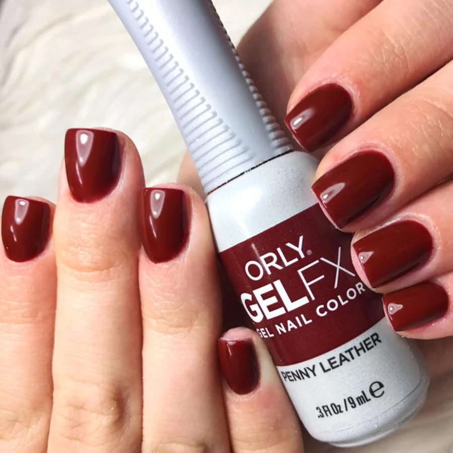 Гель-лак ORLY Gel FX Penny Leather коричнево-винний, емаль 9 мл