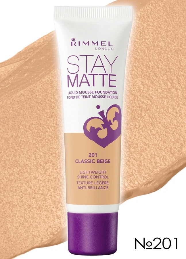 Тональна основа Rimmel Stay Matte Tonal Basis (№201) №201 Classic Beige