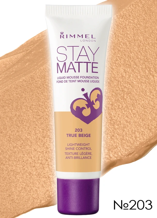 Тональна основа Rimmel Stay Matte Tonal Basis (№203) №203 True Beige