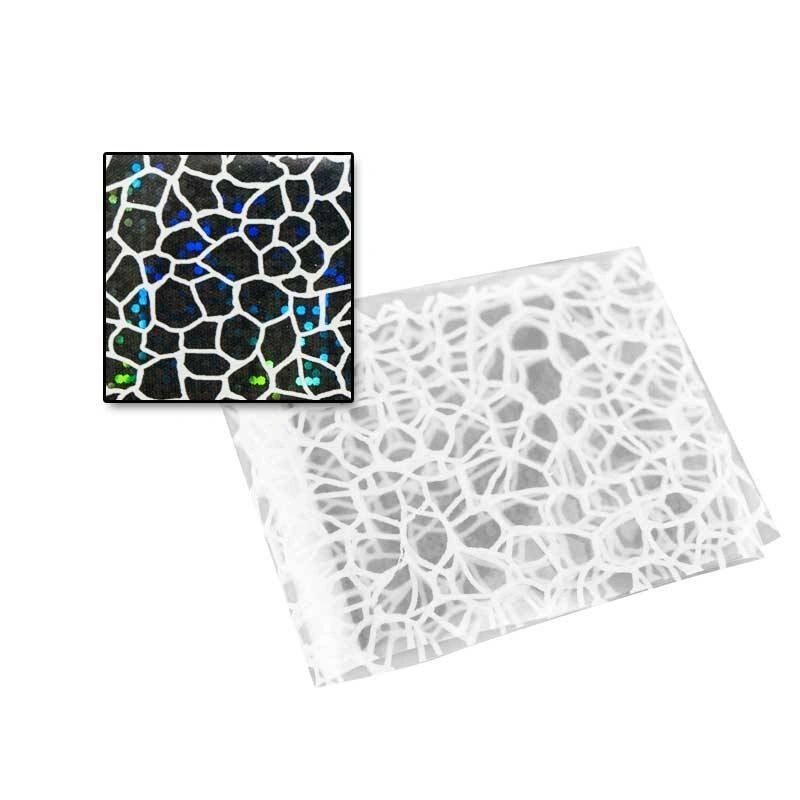 Фольга для нігтів Naomi Stencil foil №09 Small broken glass №9 Мале бите скло