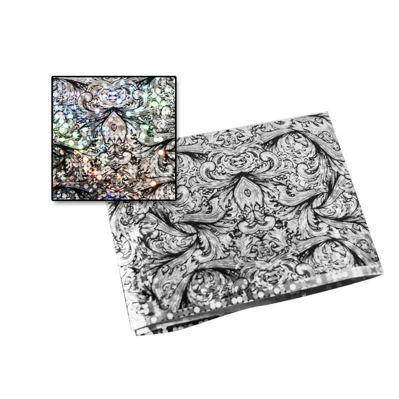 Фольга для нігтів Naomi Foil holographic №28 Patterns №28 Візерунки, голографічна