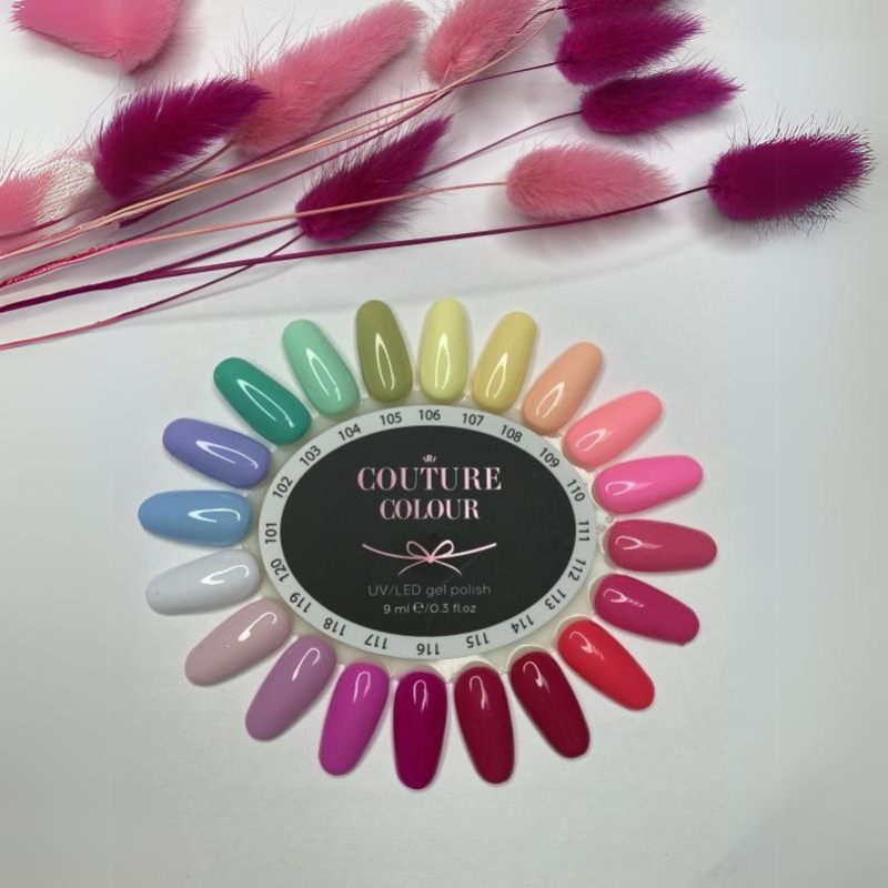 Гель-лак Couture Colour Gel Polish 109 яскравий рожевий, емаль 9 мл