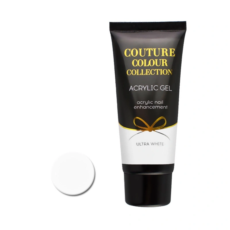 Акрил-гель Couture Colour Acrylic Gel Ultra White Ultra White, білий 60ml