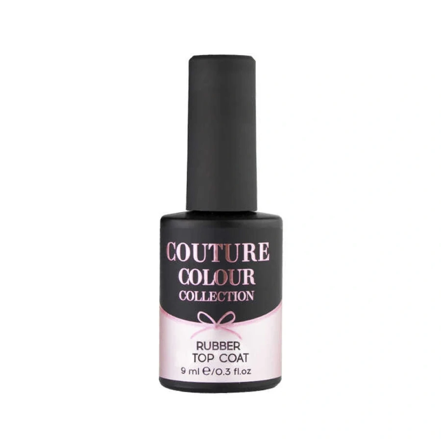 Прозорий каучуковий топ для гель-лаку Couture Colour Rubber Top Coat 9 мл